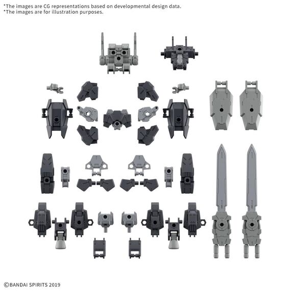 30MM 1/144 - Option Parts Set 20 (Full armor unit 1)- Zdjęcie 2