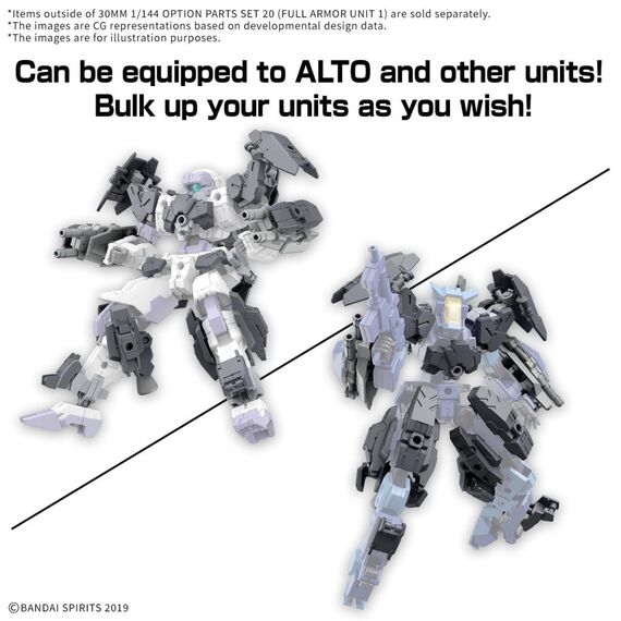 30MM 1/144 - Option Parts Set 20 (Full armor unit 1)- Zdjęcie 5