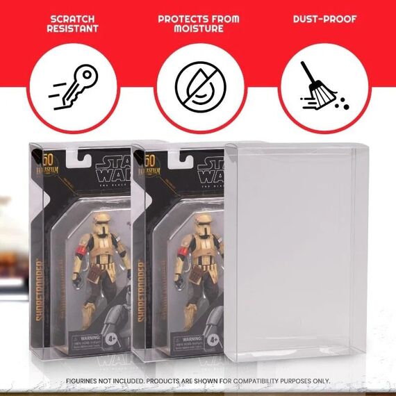 Evoretro - Star Wars Black Series PET Protector (10 sztuk)- Zdjęcie 2