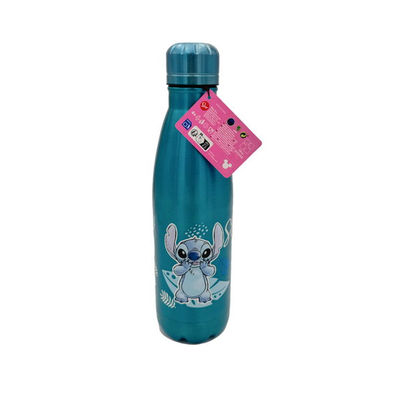 Butelka metalowa Disney Stitch - Watercolor Metalic Blue- Zdjęcie 4