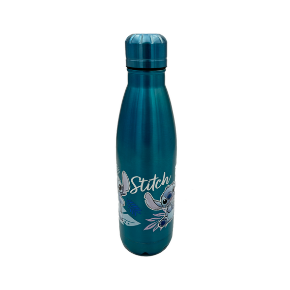 Butelka metalowa Disney Stitch - Watercolor Metalic Blue- Zdjęcie 5