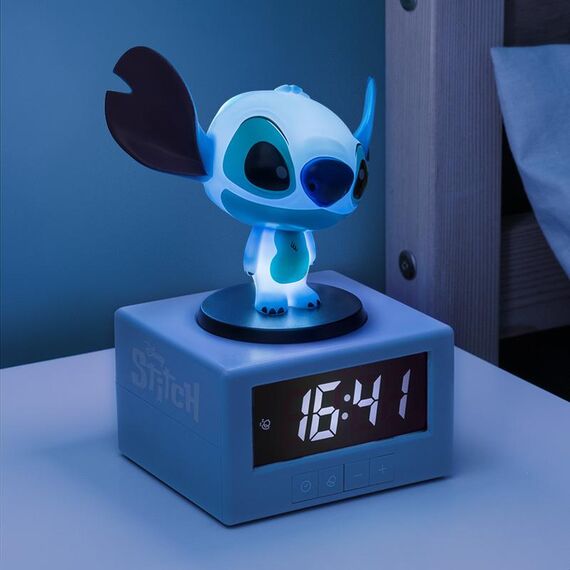 Budzik z lampką Disney Stitch- Zdjęcie 3