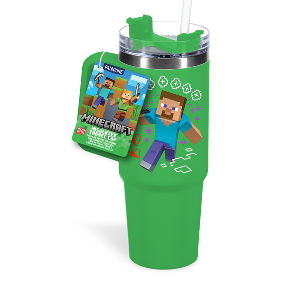 Kubek podróżny XL Minecraft - Steeve 900ml- Zdjęcie 2