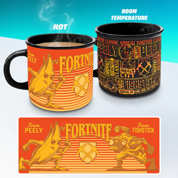 Kubek zmieniający kolor Fortnite