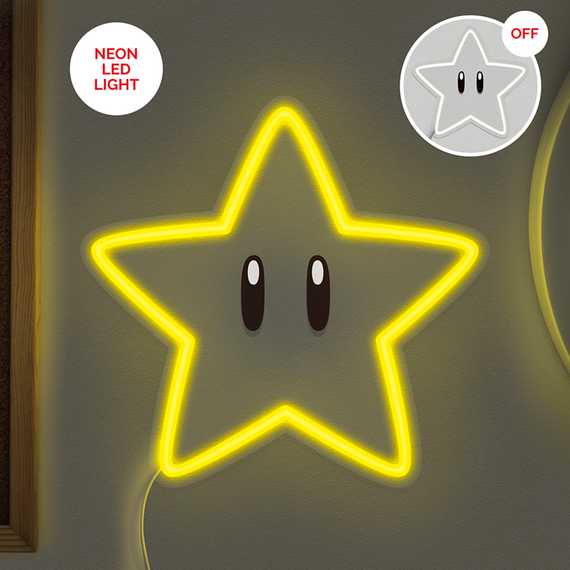 Lampka na ścianę Super Mario - Star