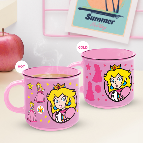 Kubek zmieniający kolor Super Mario - Princess Peach