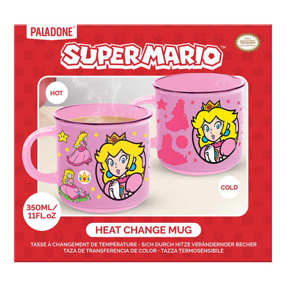 Kubek zmieniający kolor Super Mario - Princess Peach- Zdjęcie 2