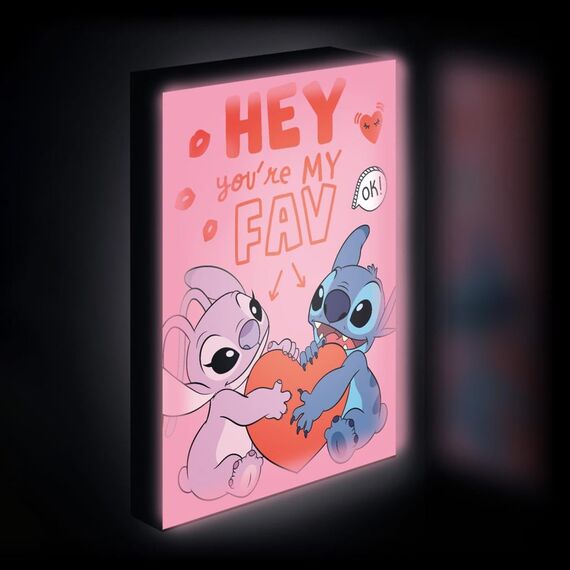Lampka ścienna Disney Stitch - Love 40x30cm- Zdjęcie 2