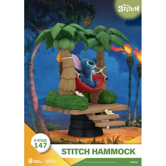 Figurka Disney Stitch D-Stage - Stitch Hammock- Zdjęcie 2