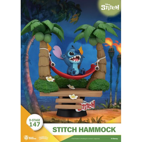 Figurka Disney Stitch D-Stage - Stitch Hammock- Zdjęcie 3