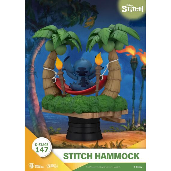 Figurka Disney Stitch D-Stage - Stitch Hammock- Zdjęcie 4