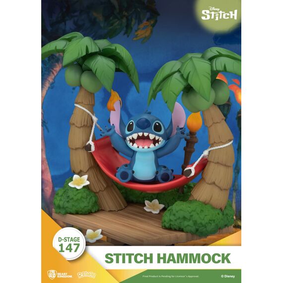 Figurka Disney Stitch D-Stage - Stitch Hammock- Zdjęcie 5