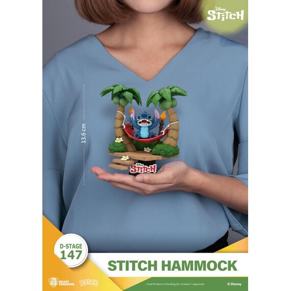 Figurka Disney Stitch D-Stage - Stitch Hammock- Zdjęcie 6