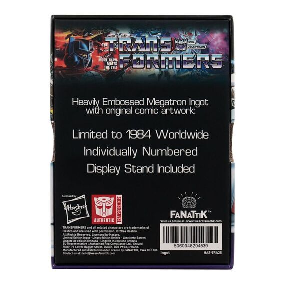 Sztabka Transformes 40th Anniversary - Decepticons (Limited Edition)- Zdjęcie 5