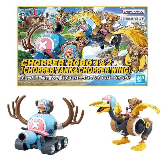 Model figurki One Piece - Chopper Robot 1&2 (Chopper Tank & Chopper Wing)