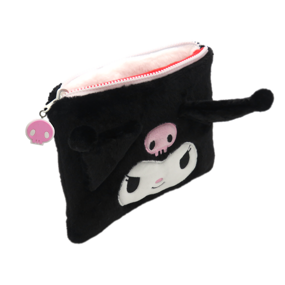 Dwustronna kosmetyczka futrzana Hello Kitty & Kuromi- Zdjęcie 4