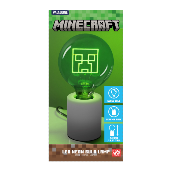 Lampka Minecraft - Creeper- Zdjęcie 2