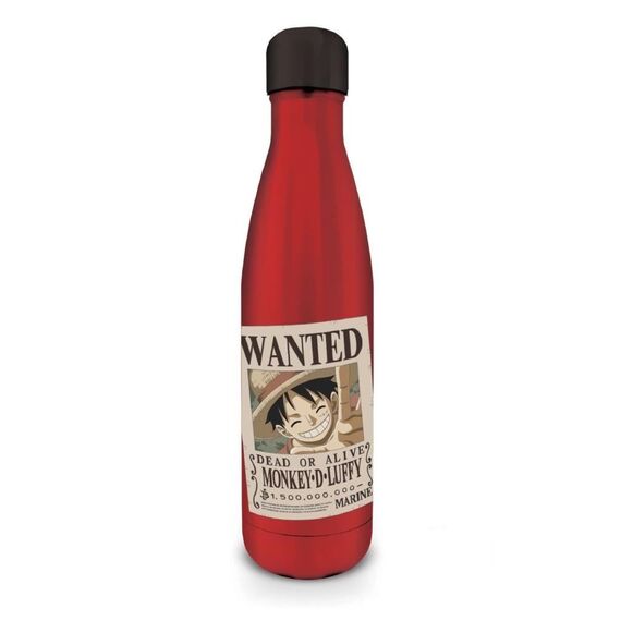 Butelka metalowa One Piece - Luffy Wanted