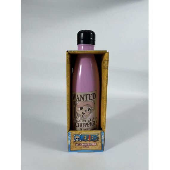 Butelka metalowa One Piece - Chopper Wanted- Zdjęcie 2