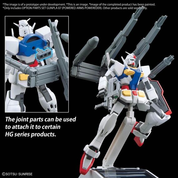 Gundam - Option Parts Set Gunpla 07 (Powered Arms Powereder)- Zdjęcie 4