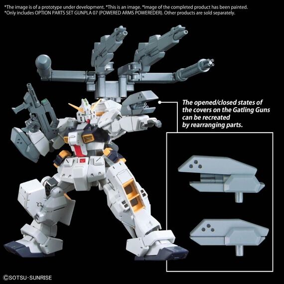 Gundam - Option Parts Set Gunpla 07 (Powered Arms Powereder)- Zdjęcie 6