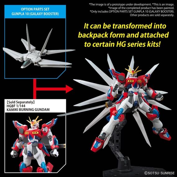 Gundam - Option Parts Set Gunpla 10 (Galaxy Booster)- Zdjęcie 3