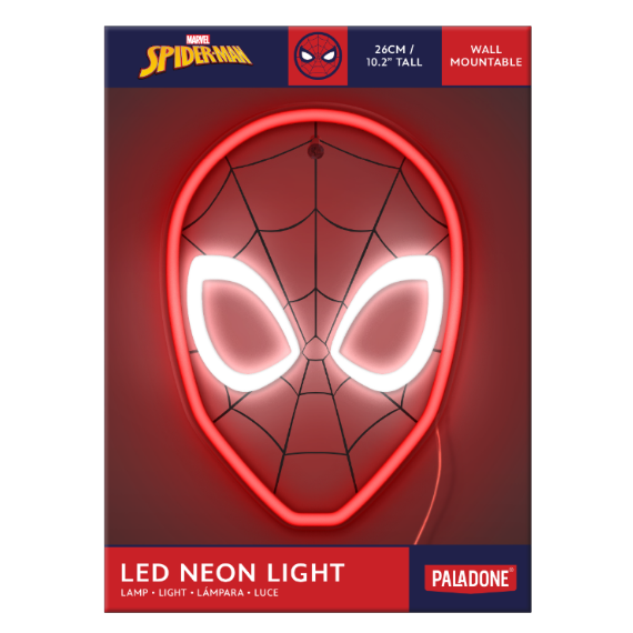 Lampka neonowa na ścianę Marvel - Spider-Man (26 cm)- Zdjęcie 2
