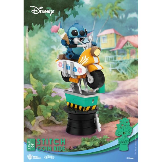 Figurka Disney Stitch D-Stage - Coin Ride- Zdjęcie 2