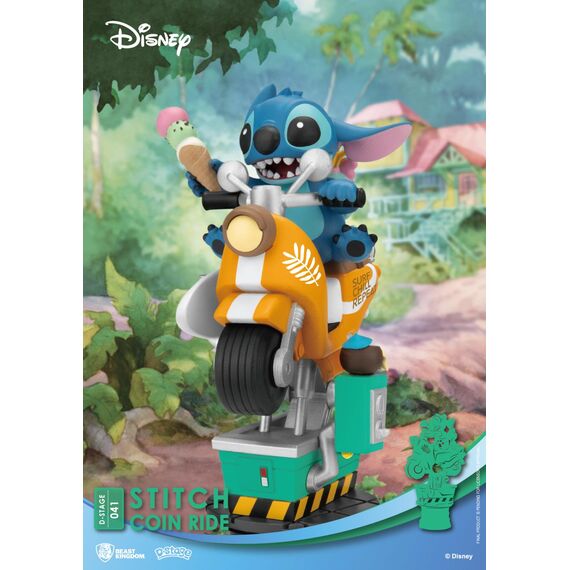 Figurka Disney Stitch D-Stage - Coin Ride- Zdjęcie 5