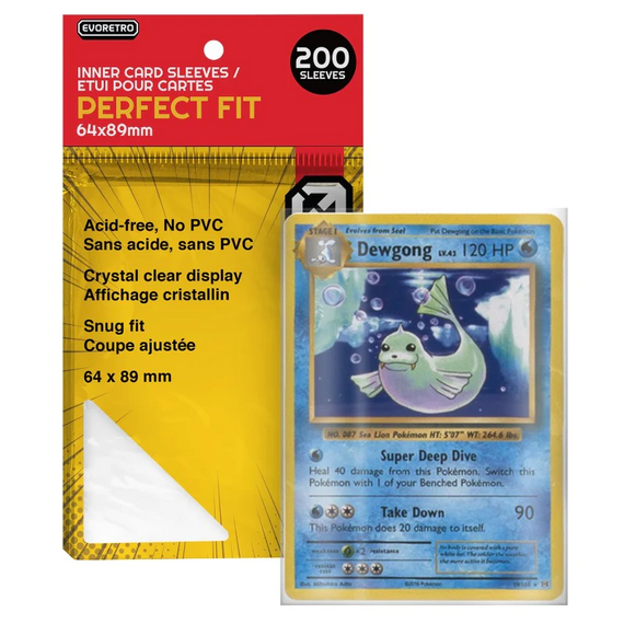 Koszulki na karty Evoretro (Perfect Fit) - Pokemon / Lorcana / MTG- Zdjęcie 3
