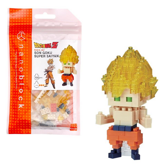 Figurka do złożenia Dragon Ball Nanoblock - Son Goku Super Saiyan