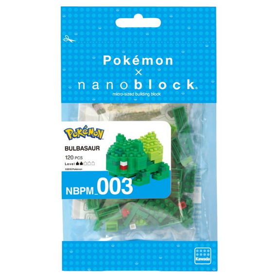 Model figurki Pokemon Nanoblock - Bulbasaur- Zdjęcie 2