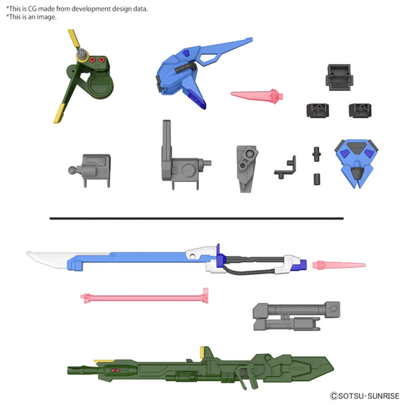 Gundam - Option Parts Set Gunpla 2 (Launcher/Sword Striker)- Zdjęcie 2