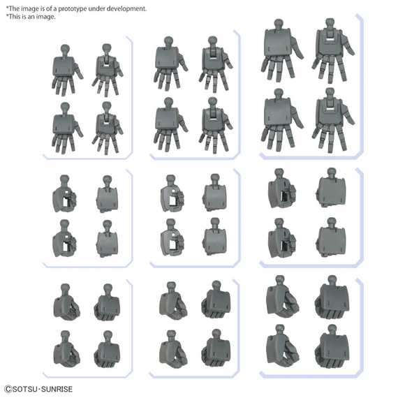 Gundam - Option Parts Set Gunpla 3 (Build Hands Edge)- Zdjęcie 2