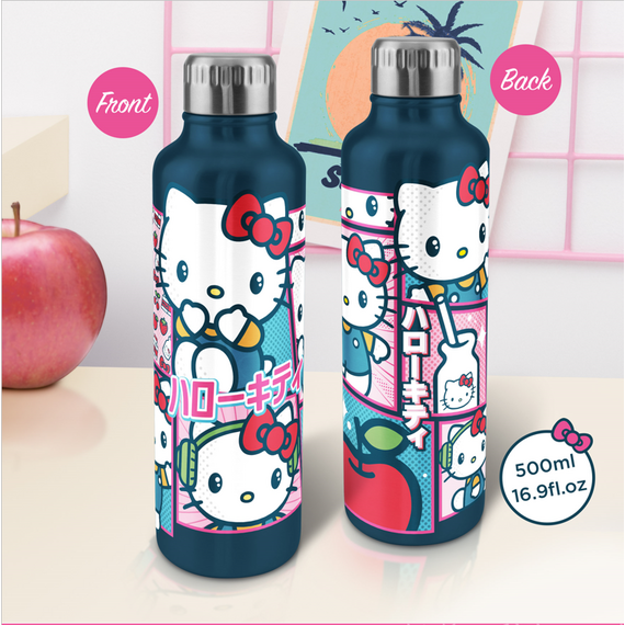 Metalowa butelka na wodę Hello Kitty 500ml