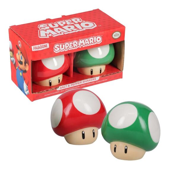 Zestaw solniczka i pieprzniczka Super Mario - Mushrooms- Zdjęcie 4