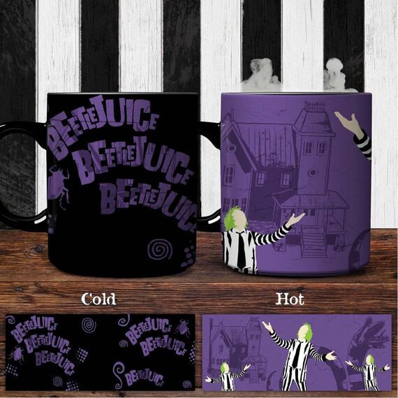 Kubek zmieniający kolor Beetlejuice 300ml