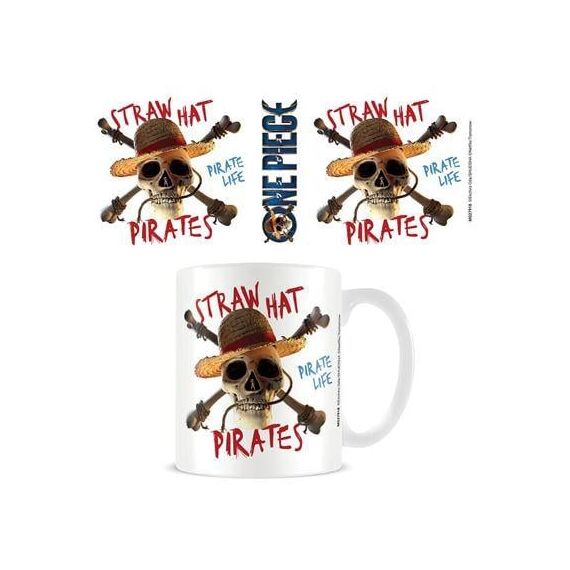 Kubek One Piece Netflix - Straw Hat Pirate Emblem 315ml