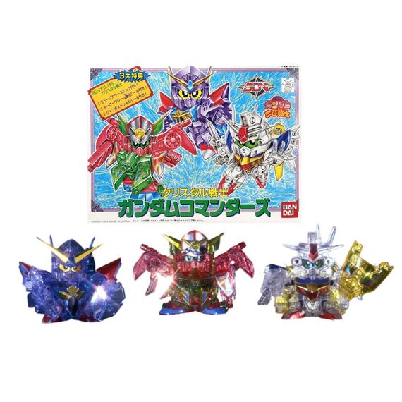 Model figurki Gundam - Crystal 3 Commanders