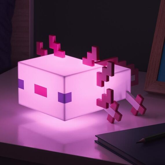 Lampka Minecraft - Axolotl- Zdjęcie 4