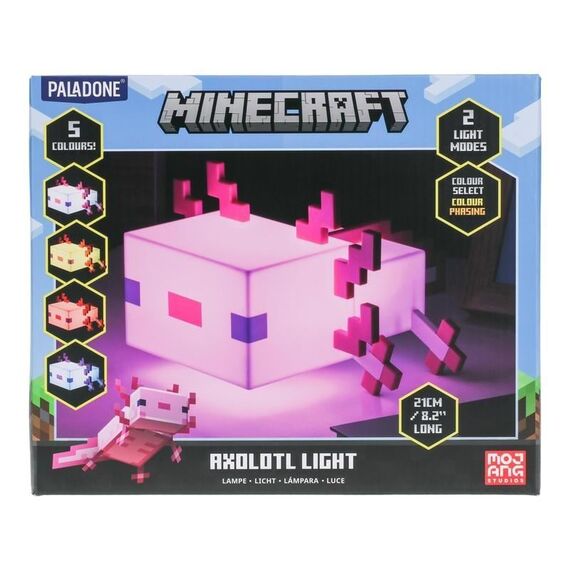 Lampka Minecraft - Axolotl- Zdjęcie 5