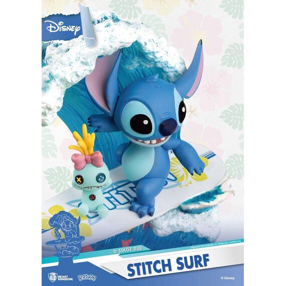 Figurka Disney Stitch D-Stage - Stitch Surf- Zdjęcie 3