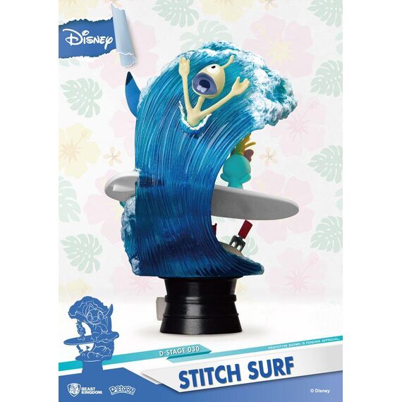 Figurka Disney Stitch D-Stage - Stitch Surf- Zdjęcie 4