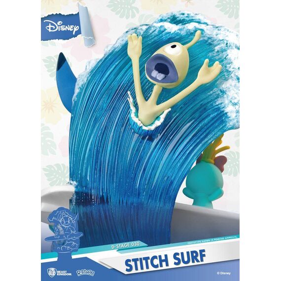 Figurka Disney Stitch D-Stage - Stitch Surf- Zdjęcie 5