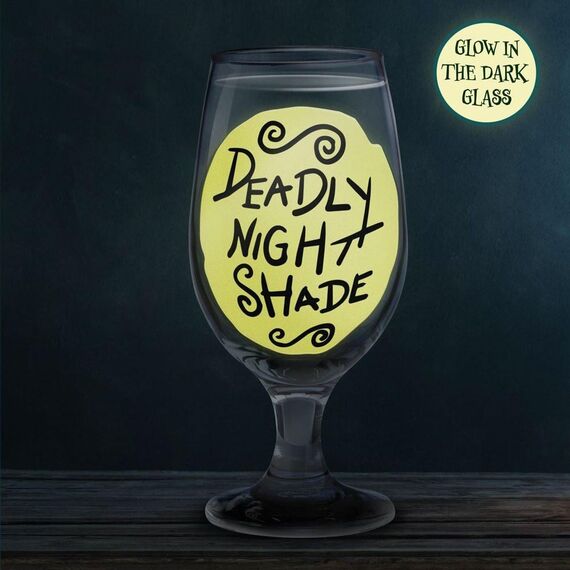Szklanka świecąca w ciemności Miasteczko Halloween - Deadly Night Shade 350ml- Zdjęcie 2