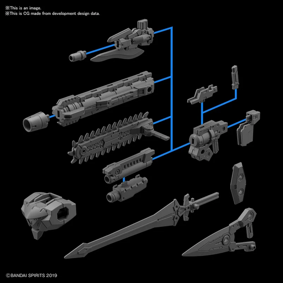 30MM 1/144 - Option Weapon 1 For Rabiot- Zdjęcie 2