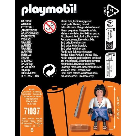 Figurka Naruto Playmobil - Sasuke- Zdjęcie 2