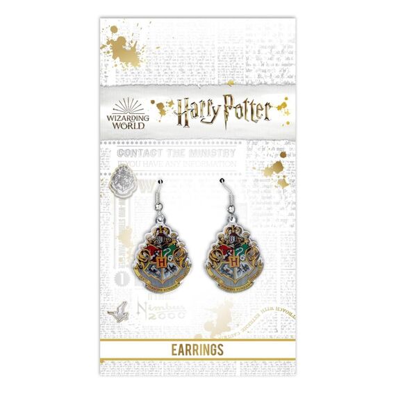 Kolczyki Harry Potter - Hogwarts Crest- Zdjęcie 2