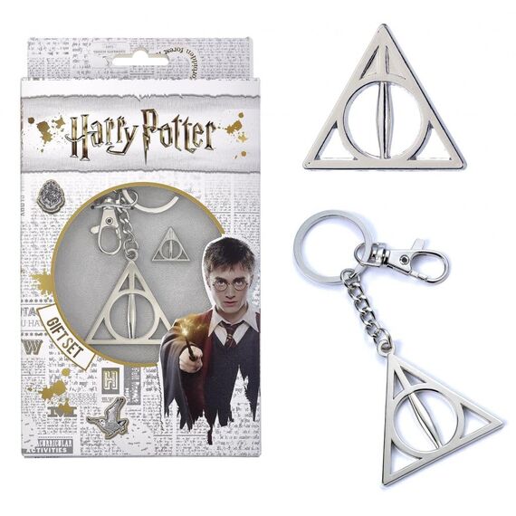 Brelok i przypinka Harry Potter - Deathly Hallows