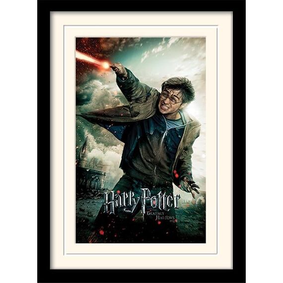 Plakat w ramce Harry Potter - Deathly Hallows Wand 30x40